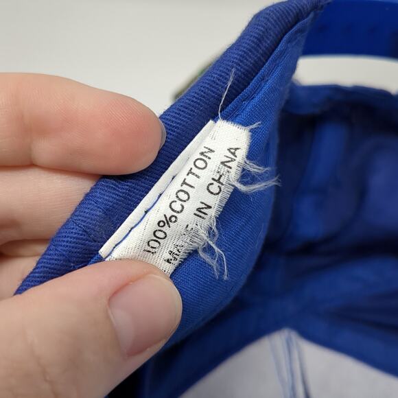 3D Fish Snapback 5 Panel Cap Blue One Size Adjustable Outdoor Cotton - Picture 9 of 9